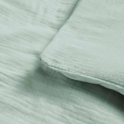 Baby Fox Linge De Lit Bébé Parure De Lit Double Gaze De Coton Bio Emeraude 100x140cm 10 Baby Fox Linge De Lit Bébé Parure De Lit Double Gaze De Coton Bio Emeraude 100x140cm -Linge de lit bébé Soldes parure de lit double gaze de coton bio emeraude 100x140cm 2