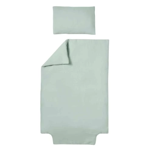 Baby Fox Linge De Lit Bébé Parure De Lit Double Gaze De Coton Bio Emeraude 100x140cm 3 Baby Fox Linge De Lit Bébé Parure De Lit Double Gaze De Coton Bio Emeraude 100x140cm