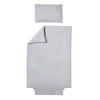 Baby Fox Linge De Lit Bébé Parure De Lit Double Gaze De Coton Bio Gris Perle 100x140cm 2 Baby Fox Linge De Lit Bébé Parure De Lit Double Gaze De Coton Bio Gris Perle 100x140cm -Linge de lit bébé Soldes parure de lit double gaze de coton bio gris perle 100x140cm 5