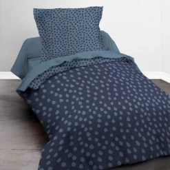 Today Linge De Lit Enfant Parure De Lit En Coton Bleu 140x200 Cm -Linge de lit bébé Soldes parure de lit en coton bleu 140x200 cm 12