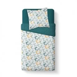 Today Linge De Lit Enfant Parure De Lit En Coton Bleu 140x200 Cm -Linge de lit bébé Soldes parure de lit en coton bleu 140x200 cm 2