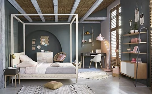 Maisons Du Monde Linge De Lit Enfant Parure De Lit En Coton Gris Et Rose 220x240 7 Maisons Du Monde Linge De Lit Enfant Parure De Lit En Coton Gris Et Rose 220x240 – Image 5