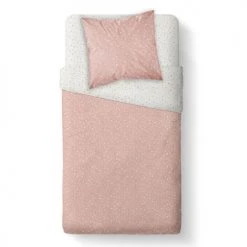 Today Linge De Lit Enfant Parure De Lit En Coton Rose 140x190 Cm -Linge de lit bébé Soldes parure de lit en coton rose 140x190 cm 2
