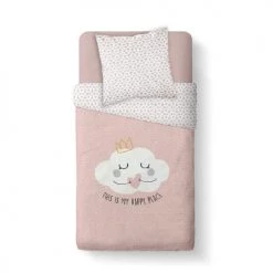 Today Linge De Lit Enfant Parure De Lit En Coton Rose 140x200 Cm -Linge de lit bébé Soldes parure de lit en coton rose 140x200 cm 13