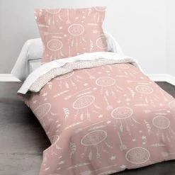 Today Linge De Lit Enfant Parure De Lit En Coton Rose 140x200 Cm -Linge de lit bébé Soldes parure de lit en coton rose 140x200 cm 16