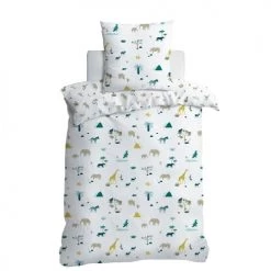 Matt & Rose Linge De Lit Enfant Parure De Lit En Gaze De Coton Imprimée 140x200 Cm -Linge de lit bébé Soldes parure de lit en gaze de coton imprimee 140x200 cm 2