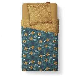 Today Linge De Lit Enfant Parure De Lit Enfant Imprimé En Coton Bleu 140x200cm -Linge de lit bébé Soldes parure de lit enfant imprime en coton bleu 140x200cm 3