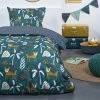 Today Linge De Lit Enfant Parure De Lit Enfant Imprimé En Coton Bleu 140x200cm -Linge de lit bébé Soldes parure de lit enfant imprime en coton bleu 140x200cm 8