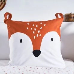 Linge de lit bébé Soldes -Linge de lit bébé Soldes parure de lit enfant imprime en coton orange 140x200cm 1