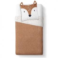 Today Linge De Lit Enfant Parure De Lit Enfant Imprimé En Coton Orange 140x200cm -Linge de lit bébé Soldes parure de lit enfant imprime en coton orange 140x200cm 3