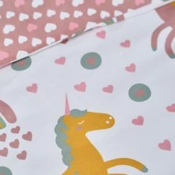 Today Linge De Lit Enfant Parure De Lit Enfant Imprimé En Coton Rose 140x200cm -Linge de lit bébé Soldes parure de lit enfant imprime en coton rose 140x200cm 6