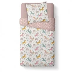 Today Linge De Lit Enfant Parure De Lit Enfant Imprimé En Coton Rose 140x200cm -Linge de lit bébé Soldes parure de lit enfant imprime en coton rose 140x200cm 7