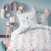 Matt & Rose Linge De Lit Enfant Parure De Lit Imprimée En Coton 140x200 Cm -Linge de lit bébé Soldes parure de lit imprimee en coton 140x200 cm 120
