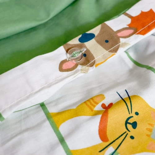 Matt & Rose Linge De Lit Enfant Parure De Lit Imprimée En Coton 140x200 Cm 7 Matt & Rose Linge De Lit Enfant Parure De Lit Imprimée En Coton 140x200 Cm – Image 5