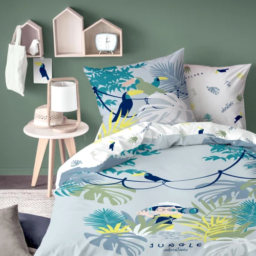 Matt & Rose Linge De Lit Enfant Parure De Lit Imprimée En Coton 140x200 Cm 3 Matt & Rose Linge De Lit Enfant Parure De Lit Imprimée En Coton 140x200 Cm