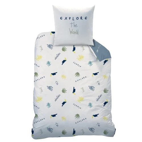 Matt & Rose Linge De Lit Enfant Parure De Lit Imprimée En Coton 140x200 Cm 6 Matt & Rose Linge De Lit Enfant Parure De Lit Imprimée En Coton 140x200 Cm – Image 4