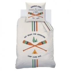 Matt & Rose Linge De Lit Enfant Parure De Lit Imprimée En Coton 140x200 Cm -Linge de lit bébé Soldes parure de lit imprimee en coton 140x200 cm 153