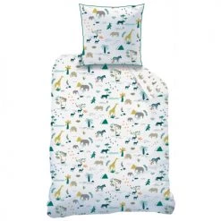 Matt & Rose Linge De Lit Enfant Parure De Lit Imprimée En Coton 140x200 Cm 9 Matt & Rose Linge De Lit Enfant Parure De Lit Imprimée En Coton 140x200 Cm -Linge de lit bébé Soldes parure de lit imprimee en coton 140x200 cm 30