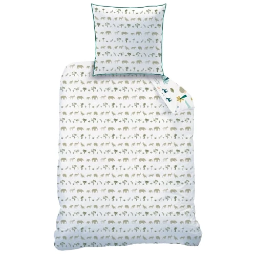 Matt & Rose Linge De Lit Enfant Parure De Lit Imprimée En Coton 140x200 Cm 6 Matt & Rose Linge De Lit Enfant Parure De Lit Imprimée En Coton 140x200 Cm – Image 4