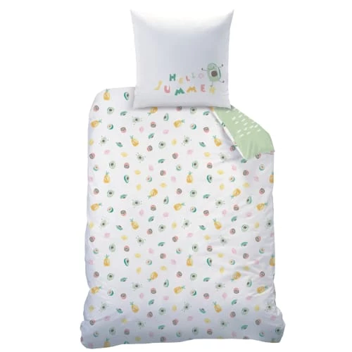 Matt & Rose Linge De Lit Enfant Parure De Lit Imprimée En Coton 140x200 Cm 7 Matt & Rose Linge De Lit Enfant Parure De Lit Imprimée En Coton 140x200 Cm – Image 5