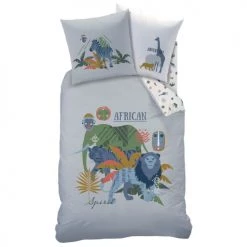 Matt & Rose Linge De Lit Enfant Parure De Lit Imprimée En Coton 140x200 Cm 8 Matt & Rose Linge De Lit Enfant Parure De Lit Imprimée En Coton 140x200 Cm -Linge de lit bébé Soldes parure de lit imprimee en coton 140x200 cm 73