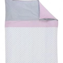 P'tit Basile Linge De Lit Bébé Parure De Lit Rose 100x140 Cm Taie 40x60 Cm -Linge de lit bébé Soldes parure de lit rose 100x140 cm taie 40x60 cm 3