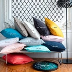 Carré Blanc Linge De Lit Enfant Taie D'oreiller Carrée Percale De Coton Blanc 64 X 64 Cm -Linge de lit bébé Soldes taie d oreiller carree percale de coton blanc 64 x 64 cm 2