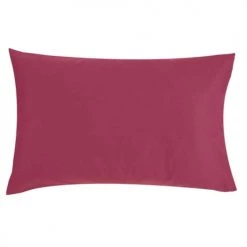 P'tit Basile Linge De Lit Bébé Taie D'oreiller Coton Bio Lie De Vin 40x60