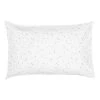 P'tit Basile Linge De Lit Bébé Taie D'oreiller Coton Bio Mini Coeurs 40x60 Cm -Linge de lit bébé Soldes taie d oreiller coton bio mini coeurs 40x60 cm