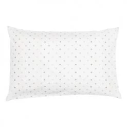 P'tit Basile Linge De Lit Bébé Taie D'oreiller Coton Bio Mini étoiles 40x60 Cm