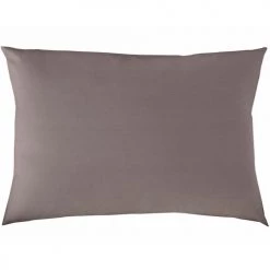 P'tit Basile Linge De Lit Bébé Taie D'oreiller Coton Bio Taupe 40x60