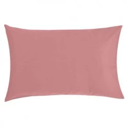 P'tit Basile Linge De Lit Bébé Taie D'oreiller Coton Bio Vieux Rose 40x60