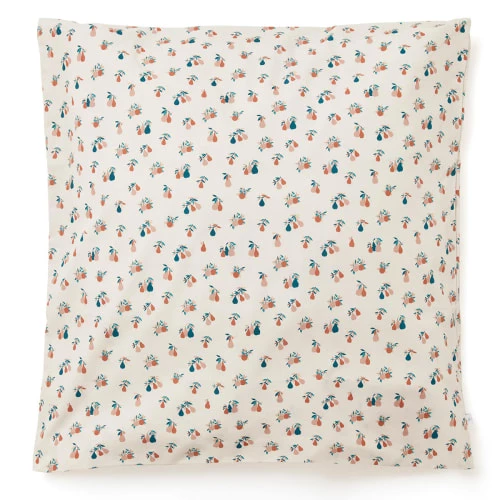 Cocoeko Linge De Lit Bébé Taie D'oreiller En Coton Bio Poires D'automne (65x65 Cm) 3 Cocoeko Linge De Lit Bébé Taie D'oreiller En Coton Bio Poires D'automne (65x65 Cm)