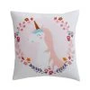 Becquet Linge De Lit Enfant Taie D'oreiller Enfant 63x63 Rose En Coton -Linge de lit bébé Soldes taie d oreiller enfant 63x63 rose en coton