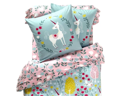 Becquet Linge De Lit Enfant Taie D'oreiller Enfant 65x65 Multicolore En Coton 5 Becquet Linge De Lit Enfant Taie D'oreiller Enfant 65x65 Multicolore En Coton – Image 3