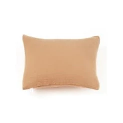 Cocoeko Linge De Lit Enfant Taie D'oreiller Enfant Gaze De Coton Camel (40x60 Cm) -Linge de lit bébé Soldes taie d oreiller enfant gaze de coton camel 40x60 cm 3