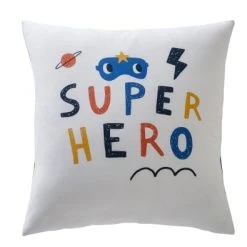 Becquet Linge De Lit Enfant Taie D'oreiller Enfant Réversible 63x63 Bleue En Coton