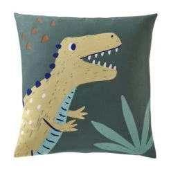 Becquet Linge De Lit Enfant Taie D'oreiller Enfant Réversible 63x63 Verte En Coton