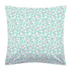 Blanc Cerise Linge De Lit Enfant Taie D'oreiller Imprimée En Coton 65x65 Cm Multicolore