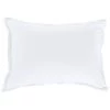 Carré Blanc Linge De Lit Enfant Taie D'oreiller Rectangulaire Percale De Coton Blanc 50 X 70 Cm