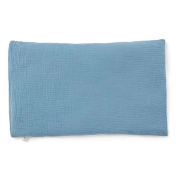 Cocoeko Linge De Lit Bébé Taie Oreiller Gaze De Coton Bleu Jean (40x60 Cm) 5 Cocoeko Linge De Lit Bébé Taie Oreiller Gaze De Coton Bleu Jean (40x60 Cm) – Image 3