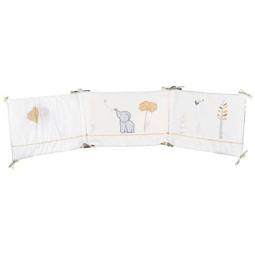BabyPrice Tours De Lit Bébé Tour De Lit 190x40cm En Coton Blanc 3 BabyPrice Tours De Lit Bébé Tour De Lit 190x40cm En Coton Blanc