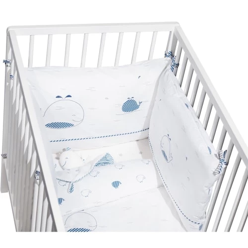 Sauthon Tours De Lit Bébé Tour De Lit Bébé 190x19cm En Coton Blanc 5 Sauthon Tours De Lit Bébé Tour De Lit Bébé 190x19cm En Coton Blanc – Image 3