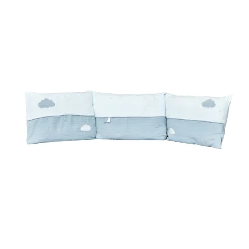 Sauthon Tours De Lit Bébé Tour De Lit Bébé 190x19cm En Coton Bleu 3 Sauthon Tours De Lit Bébé Tour De Lit Bébé 190x19cm En Coton Bleu