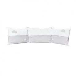 Sauthon Tours De Lit Bébé Tour De Lit Bébé 190x19cm En Coton Gris