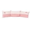 Sauthon Tours De Lit Bébé Tour De Lit Bébé 190x19cm En Coton Rose -Linge de lit bébé Soldes tour de lit bebe 190x19cm en coton rose 1