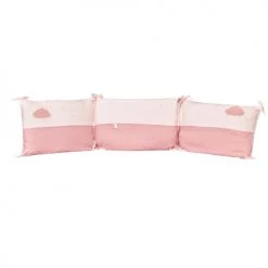 Sauthon Tours De Lit Bébé Tour De Lit Bébé 190x19cm En Coton Rose