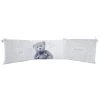 Home Maison Tours De Lit Bébé Tour De Lit Bébé Adaptable LittleBear Gris/Blanc 40x180 -Linge de lit bébé Soldes tour de lit bebe adaptable littlebear gris blanc 40x180 1