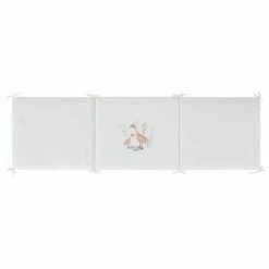 Maisons Du Monde Tours De Lit Bébé Tour De Lit Bébé Blanc, Vieux Mauve Et Beige