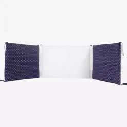 Kinousses Tours De Lit Bébé Tour De Lit Bébé Bleu Coton -Linge de lit bébé Soldes tour de lit bebe bleu coton 3